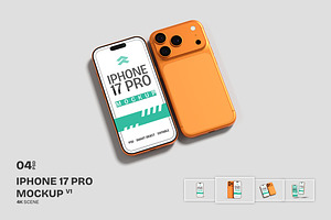 iPhone 17 Pro - Mockup, a Mockup by Rometheme Std
