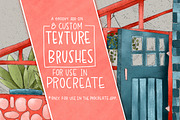 Procreate Texture Brush Set, a Brush Add-On by Groovy Fonts by Mindy (Thumbnail 1 of 3)