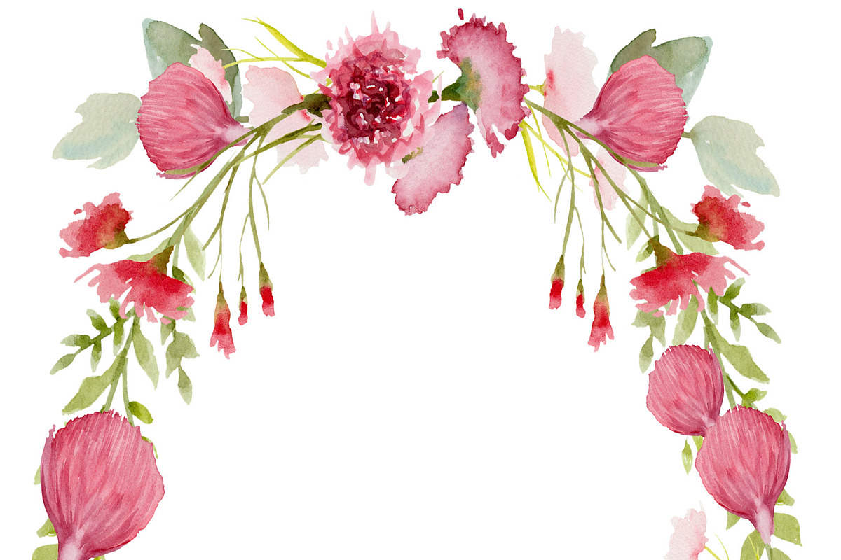 Carnation Watercolor Clipart PNG 59!, a Decorative Illustration by LilyBoo Clipart (Photo 4 of 4)