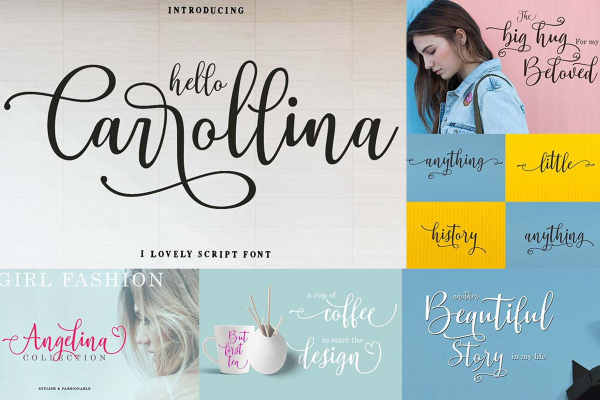 Font Collection Bundle, a Script Font by Zane Studio (Photo 14 of 21)