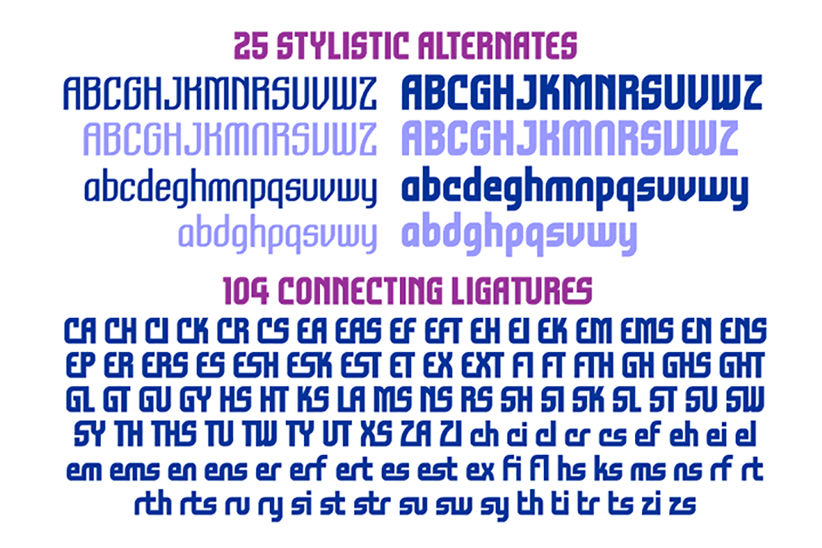 Sentinel - bold comic book logo font preview 4