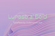 Lunastral Bold, a Sans Serif Font by OceaneM (Thumbnail 1 of 8)