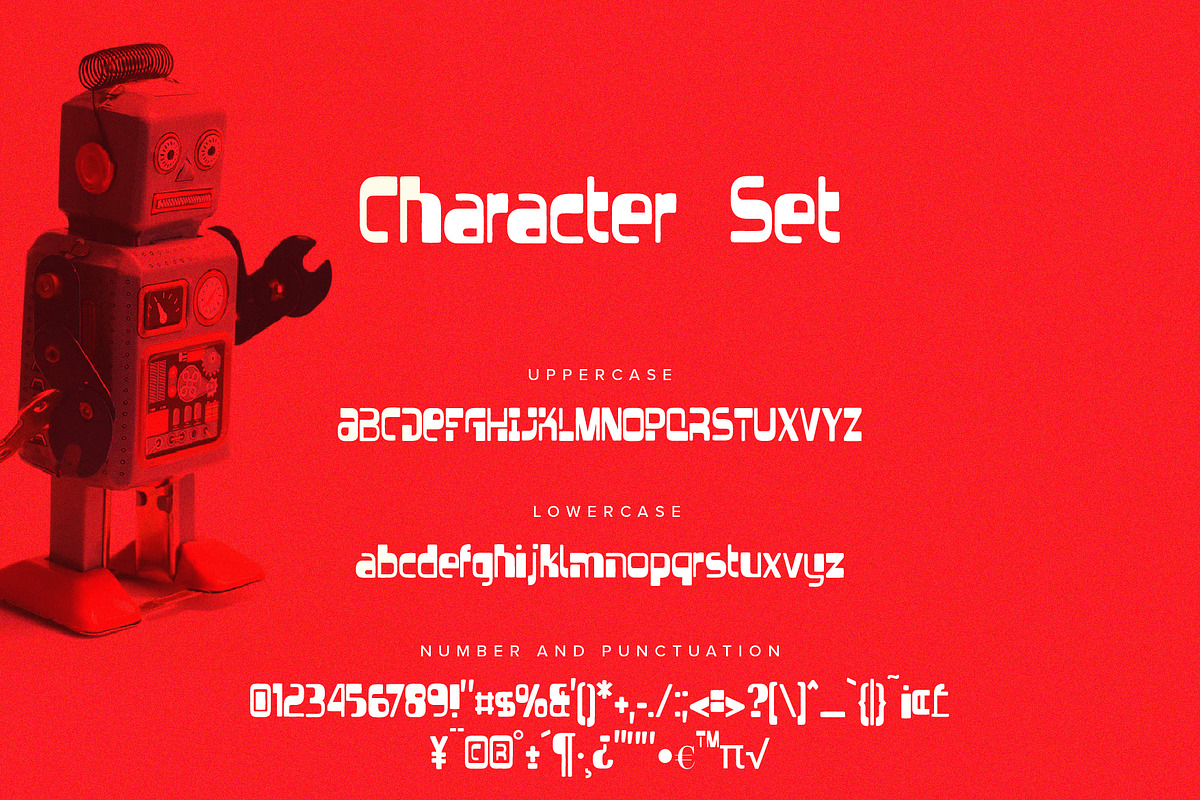 Blocky Fun Display Font preview 4