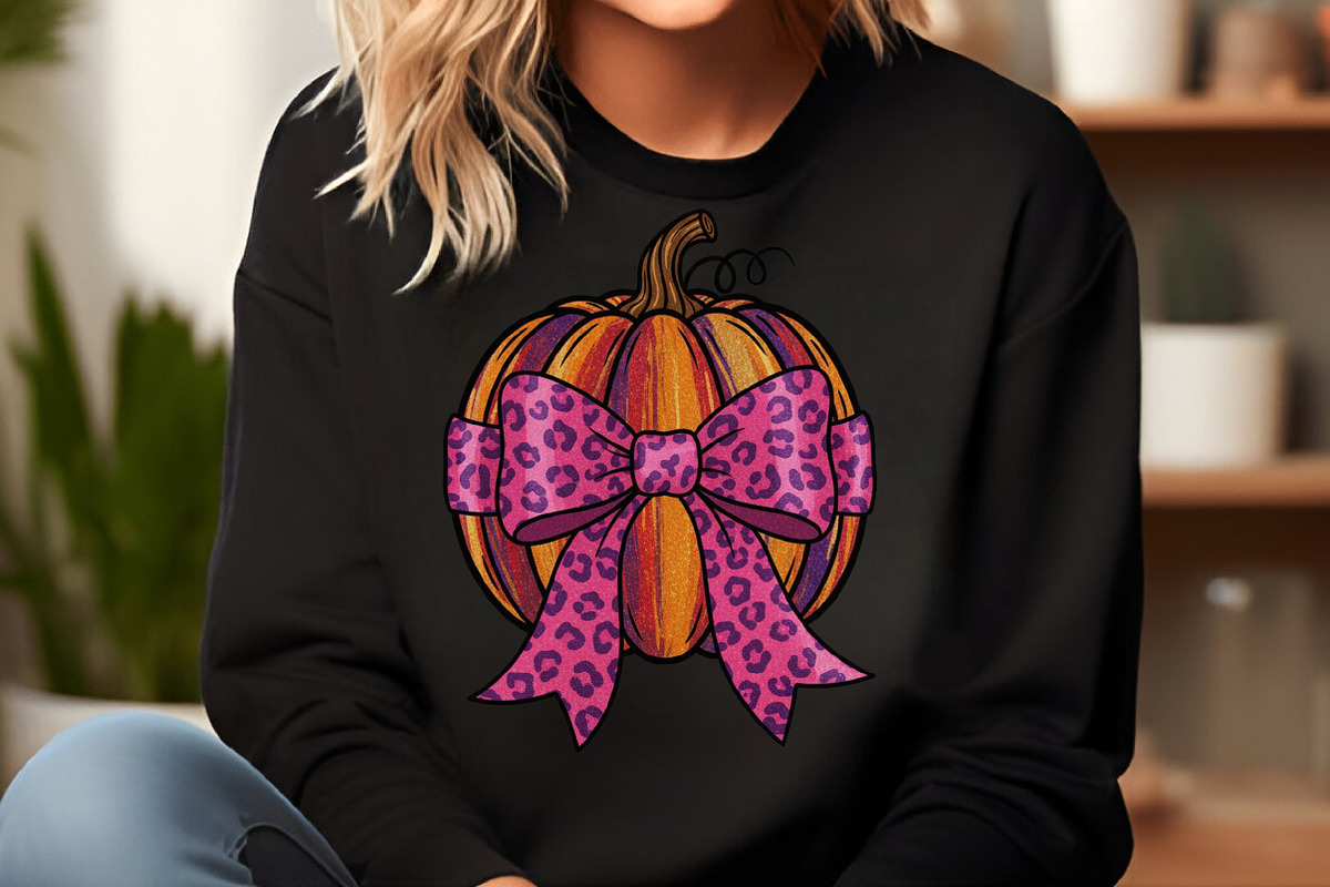 Preppy Glitter Fall Pumpkin Splatter, an Illustration by Craft Nest (Photo 4 of 6)