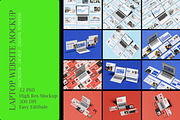 Laptop Screen Website Mockup, a Mac Mockup by Sosuna Studio (Thumbnail 1 of 13)