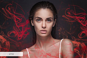 Red Smoke Photoshop Overlays, a Plug-in Add-On by FixThePhoto (Thumbnail 6 of 34)