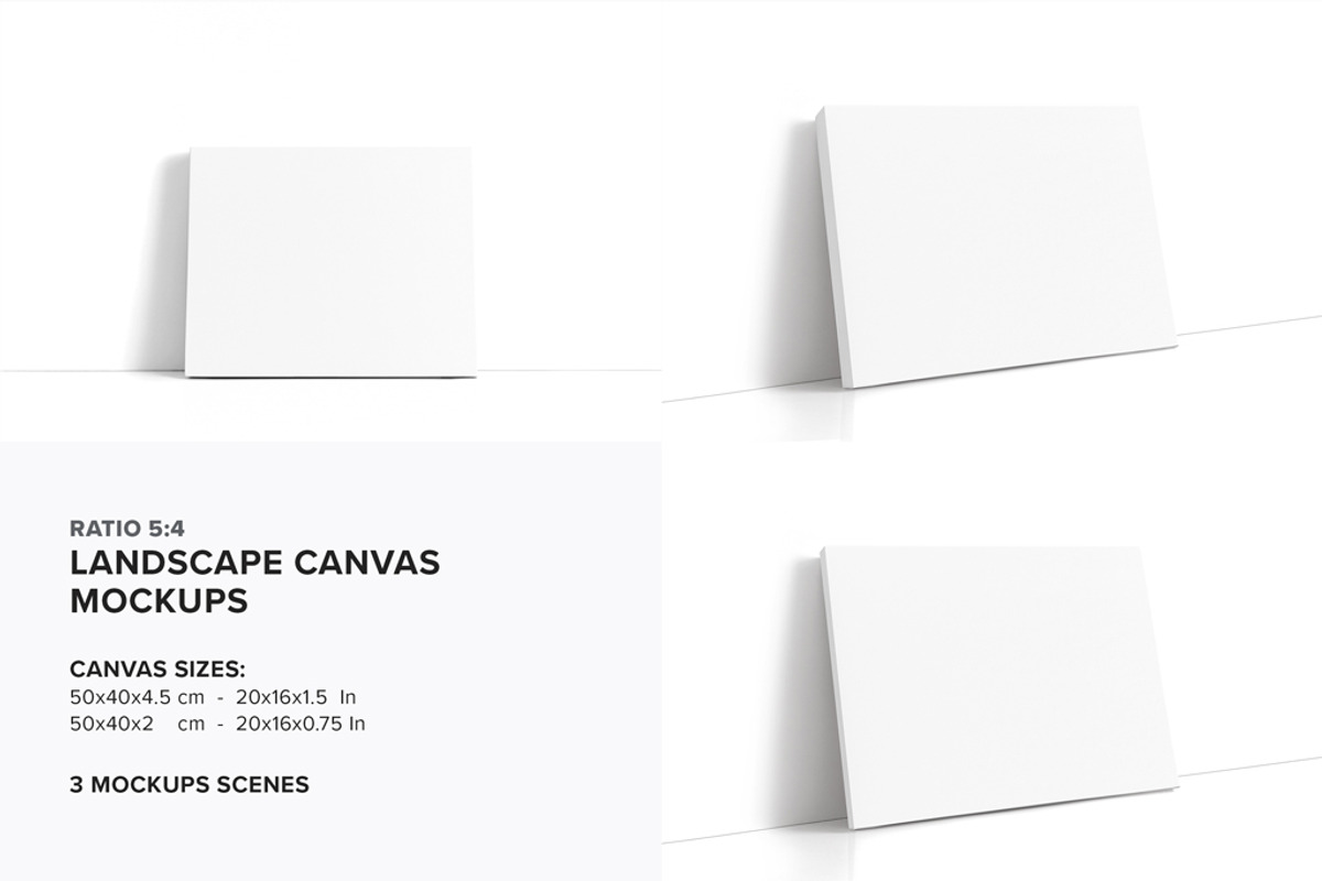 Canvas Mockups Bundle 2, a Merchandise Mockup by Mockups by Carlos Viloria (Photo 24 of 47)