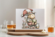 Summer Funny Capybara Clipart Bundle, an Illustration by SVGArt (Thumbnail 4 of 9)