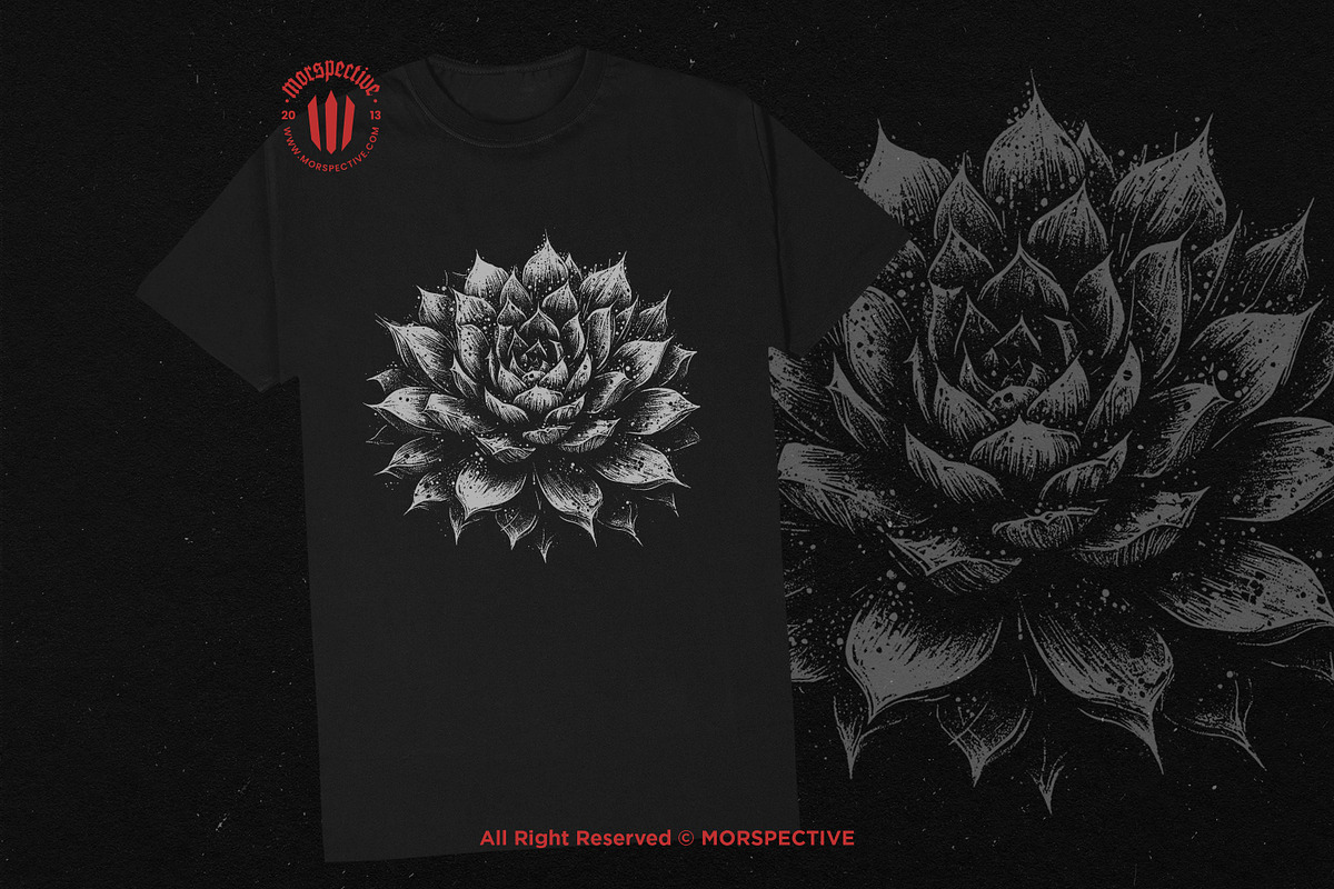 10 Bundle Dark Art Succulent Cactus, an Illustration by Morspective (Photo 2 of 7)