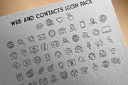 Web and Contacts Line Icon Set, an Icon by FourLeafLover (Thumbnail 2 of 4)