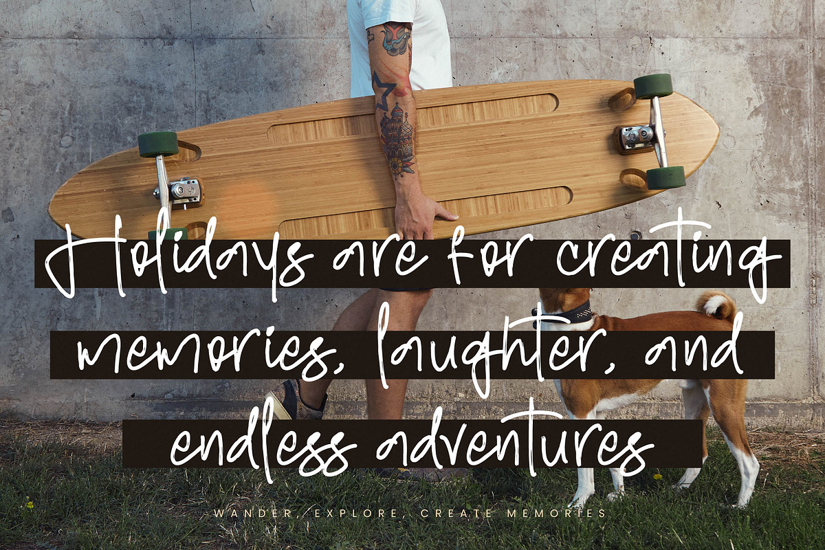 Holleday, a Handwritten Font by Integritype Studio (Photo 5 of 15)