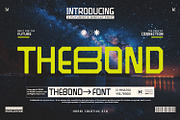 Thebond - Futuristic Display, a Font by Hasbi Creative (Thumbnail 1 of 8)