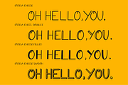 Extra Cheese Font Set - Only $5!, a Sans Serif Font by theinkaffair (Thumbnail 7 of 9)