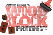 WoodBlock Printing Press Kit, a Layer Style Add-On by Ian Barnard (Thumbnail 1 of 5)