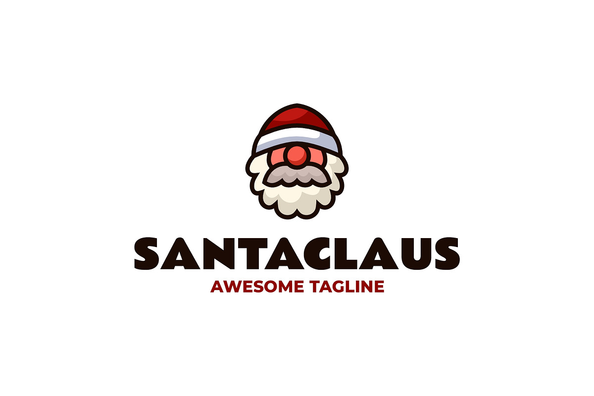 Santaclaus Simple Mascot Logo, a Branding & Logo Template by Artnivora.Std