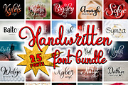 Handwritten font bundle, a Handwritten Font by Digital Typeface Studio (Thumbnail 1 of 2)