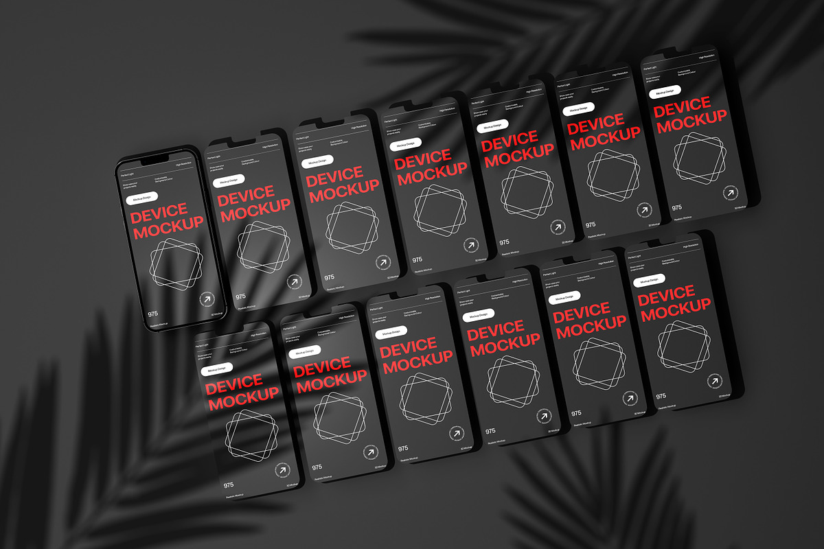 10 PSD Multiscreen Iphone Mockup, an iPhone Mockup by East Gallery (Photo 8 of 10)
