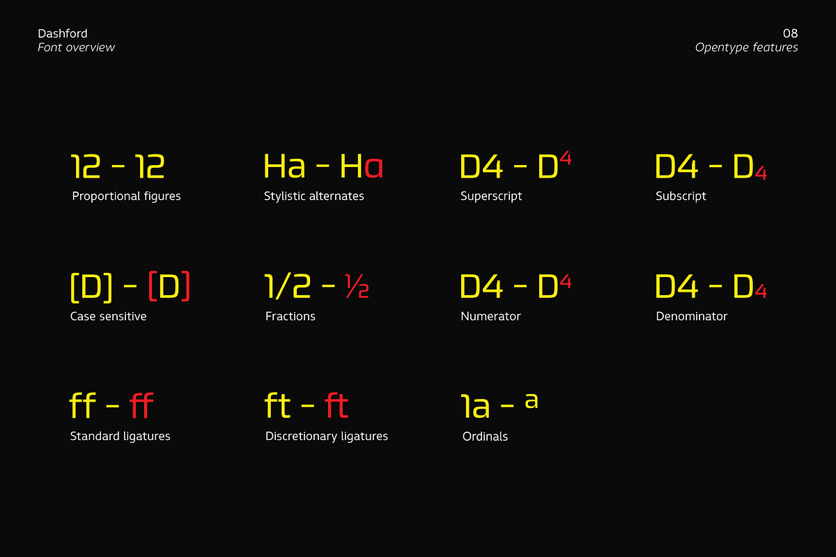 Dashford, a Sans Serif Font by Zafara Studios (Photo 8 of 9)