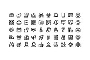 50 Business Basics Icons, an Outline Icon by Side Project (Thumbnail 2 of 7)