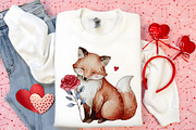 Watercolor Valentine Day Clipart, an Illustration by Canvas Craft (Thumbnail 6 of 6)