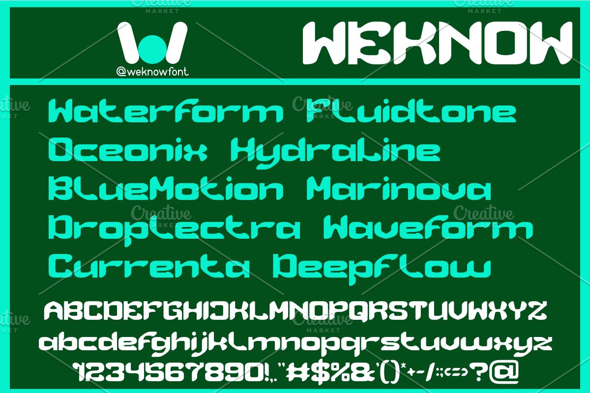 Scuba Diving font, a Font by weknow (Photo 5 of 8)