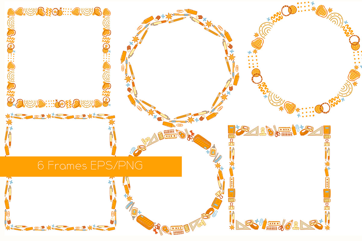 Back to School clipart patterns, an Education Illustration by Carpet Tapete Pretzel (Photo 4 of 18)