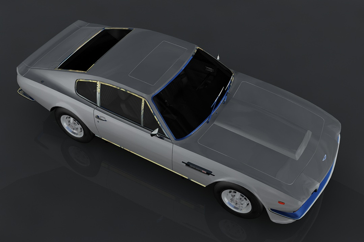 Aston Martin Vantage 1977, a Cars & Vehicle 3D Model by valtriiu (Photo 3 of 12)