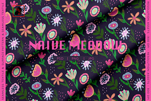 Naive Meadow – Floral Pattern