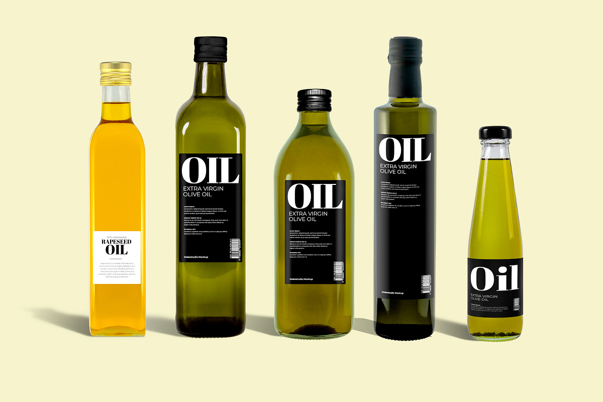 Oil mockup - Bundle, a Packaging Mockup by Makestudio (Photo 1 of 6)