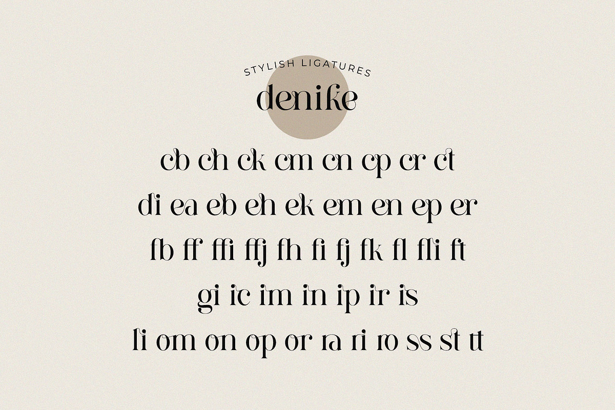 Denike || Stylish Modern Serif, a Serif Font by BrandSemut (Photo 10 of 11)