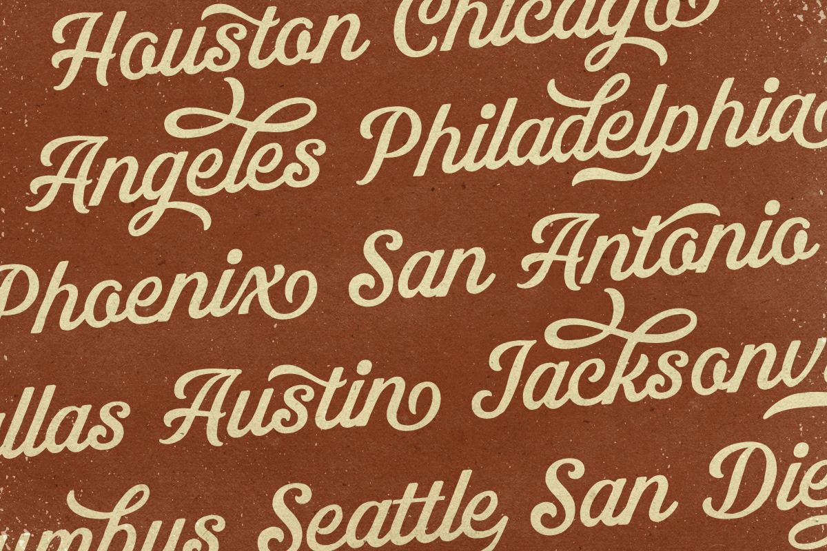 Mestain Script, a Script Font by Letterhend Studio (Photo 10 of 10)