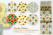 Sunflowers Watercolor Set, a Food Illustration by BarvArt (Thumbnail 8 of 15)