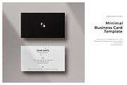 Minimal Business Card - Vol.1, a Business Card Template by Template mind (Thumbnail 1 of 3)