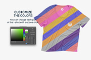 Bella Canvas Flowy Pocket Tee Mockup, a Shirt Mockup by GraphicHero (Thumbnail 5 of 8)