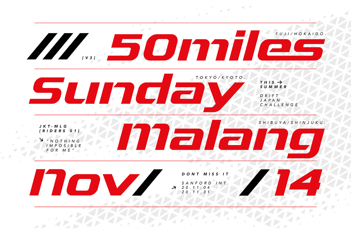 Gutsand - Sport and Racing Font, a Font by Typia Nesia (Photo 10 of 18)