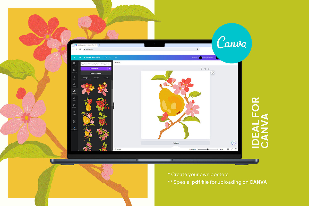 Summer Fruits | Wall Art Collection, an Object Graphic by Leleka.Store (Photo 16 of 20)