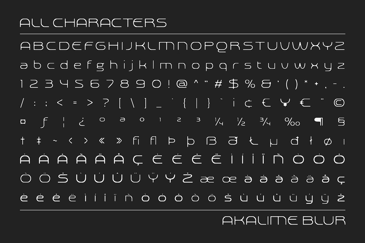 Akalime Blur, a Sans Serif Font by Craft Supply Co. (Photo 7 of 8)