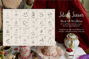 Silent Season: Advent & Line Art, a Seasonal Illustration by Purple (Thumbnail 3 of 10)