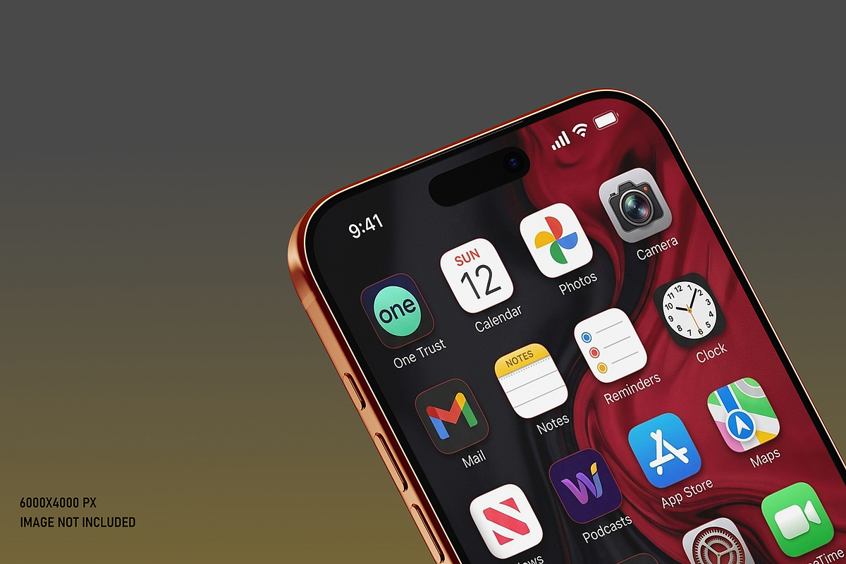 iPhone 17 Pro Max Close-up Mockup, an iPhone Mockup by pixelmock (Photo 8 of 22)