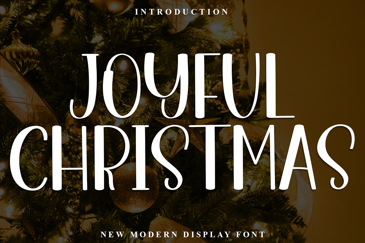 Joyful Christmas, a Handwritten Font by InermediaSTUDIO (Photo 1 of 8)