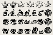 280 Vintage Bakery Illustrations, a Food Illustration by Nocturnal Wolf (Thumbnail 7 of 15)