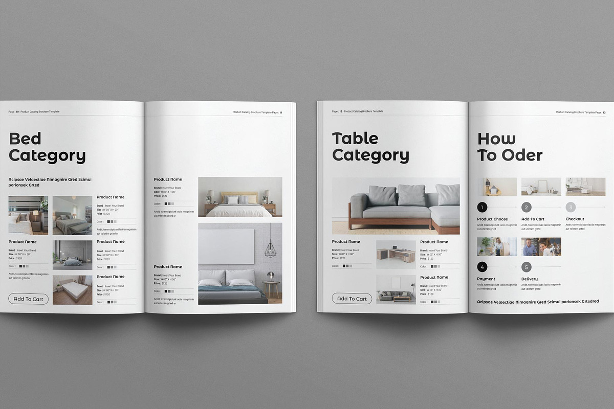 Product Catalog Brochure Template, a Brochure Template by E-Type (Photo 5 of 7)