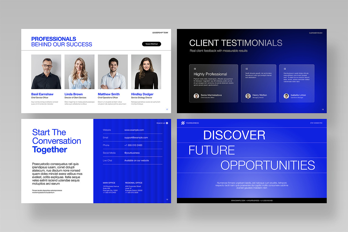 Modern Business Presentation Templat, a Presentation Template by BrandPacks (Photo 6 of 7)