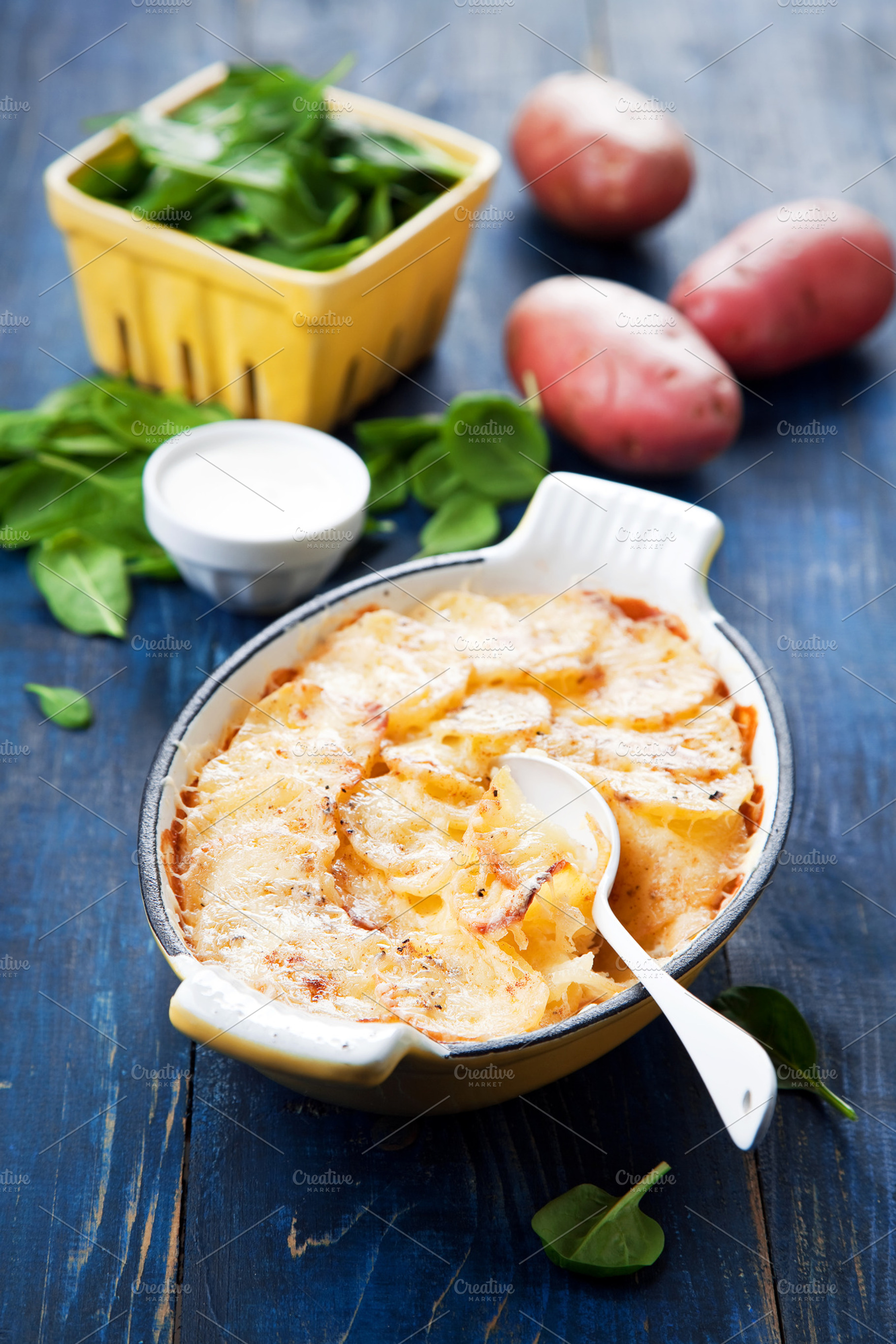 Potato and cheese gratin, a Food & Drink Photo by Y. A. Photo