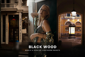Black Wood Lightroom Presets, a Preset Add-On by Brand Earth