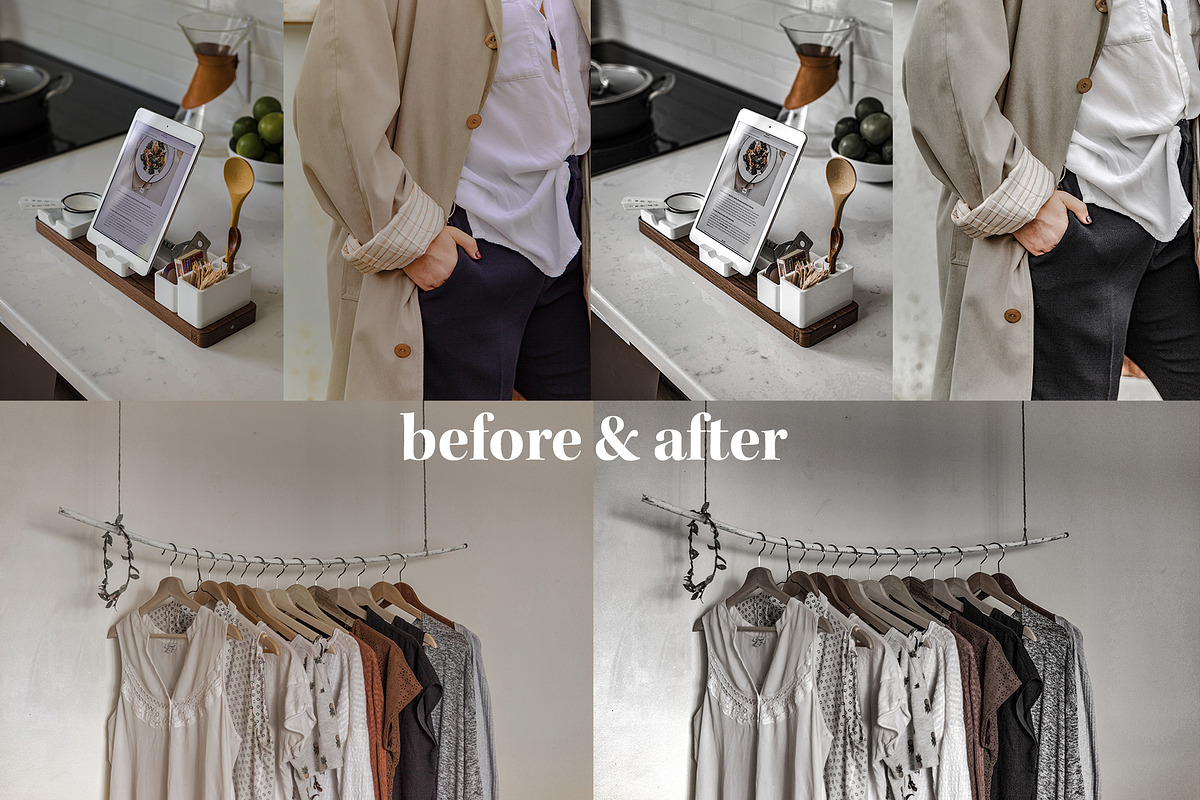 Minimal Grey Lightroom Mobile Preset, an Action Add-On by in between details (Photo 8 of 16)