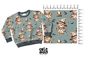 Pattern with wizard bear, a Pattern Graphic by Cuteanny Design (Thumbnail 3 of 4)