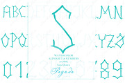 Watercolor Alphabet Pagoda Mahjong, a Graphic by LABFcreations (Thumbnail 2 of 3)