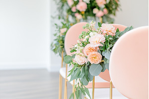 Elegant wedding chairs with chic, a Beauty & Fashion Photo by Lermont51