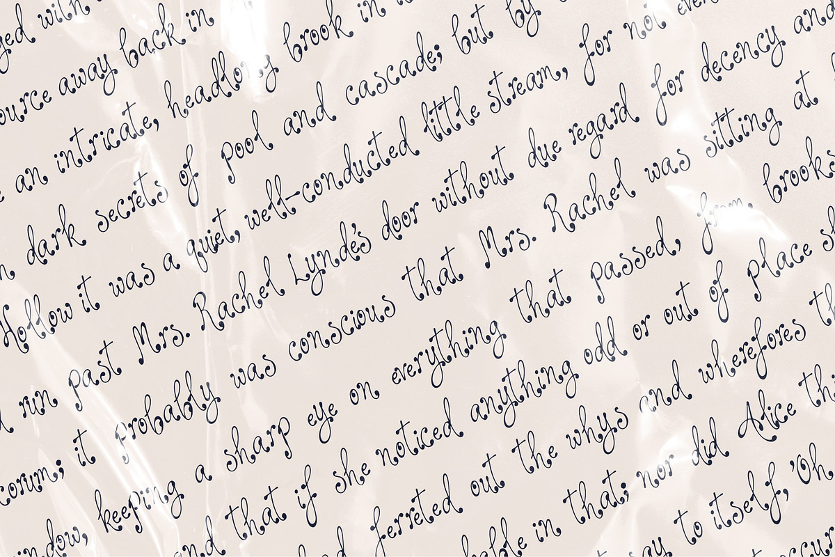 Pearlstruck Flowing Script Font, a Script Font by The October Creative (Photo 4 of 8)